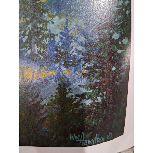 William Hamilton Giclee, Pacific Northwest, Mountains "Broken Top And 3 Sisters" - Picture 3 of 3